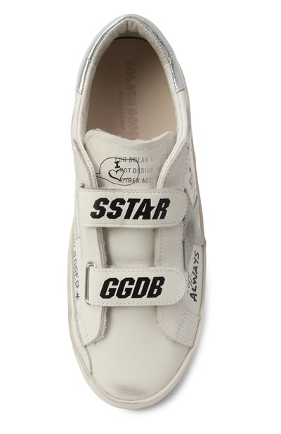 Кожаные кеды old school GOLDEN GOOSE DELUXE BRAND, арт. GTF00111.F006766, фото 4