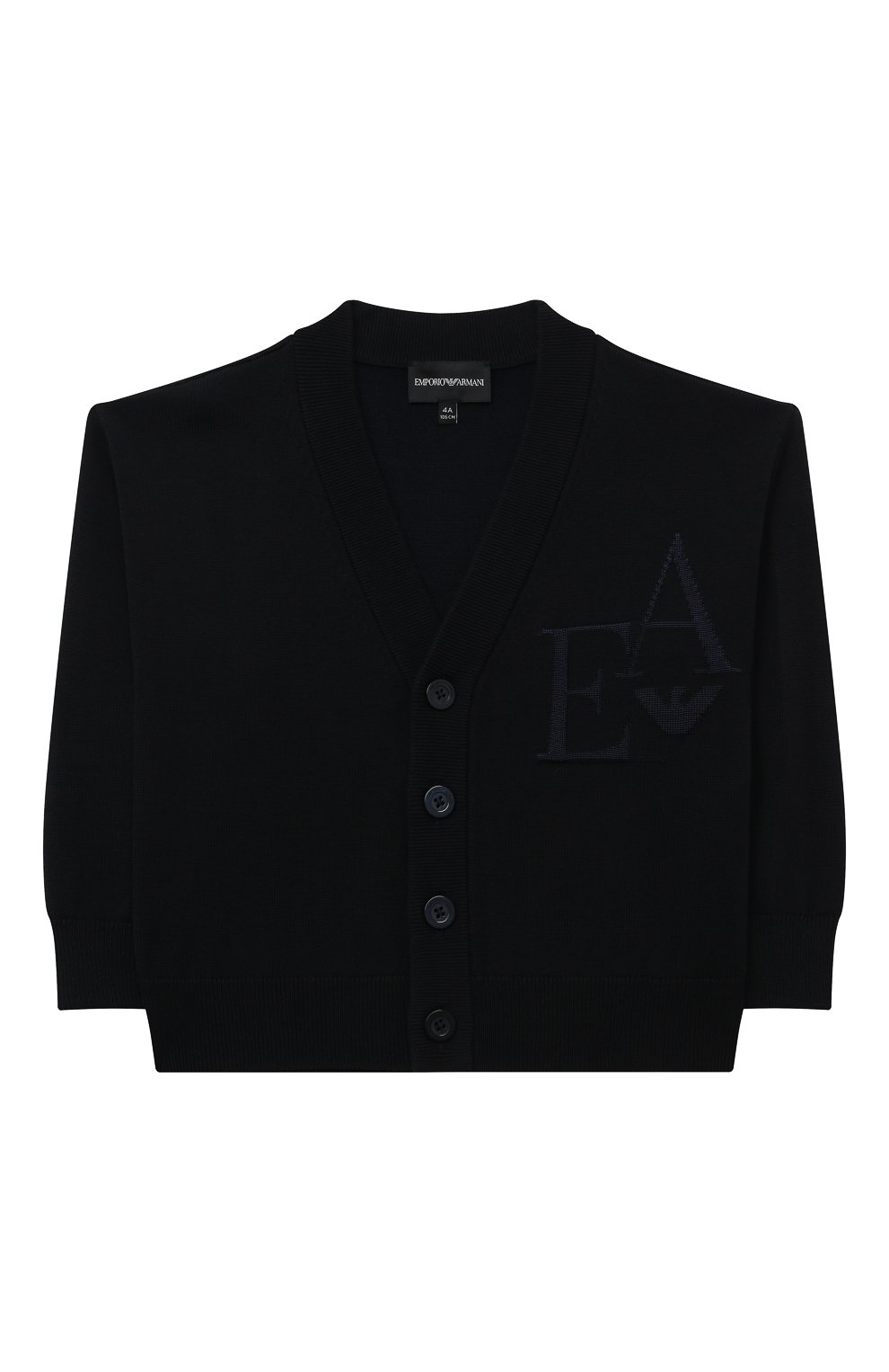 Кардиган из хлопка и вискозы EMPORIO ARMANI, арт. 3D4M52/4MHUZ, фото 1