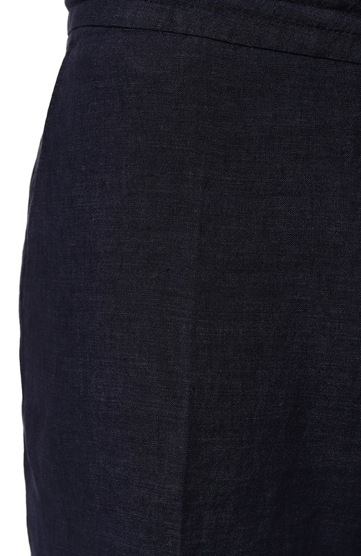 Льняные брюки Zegna UDI32A7/TT11 Синий  UDI32A7/TT11 Фото 5
