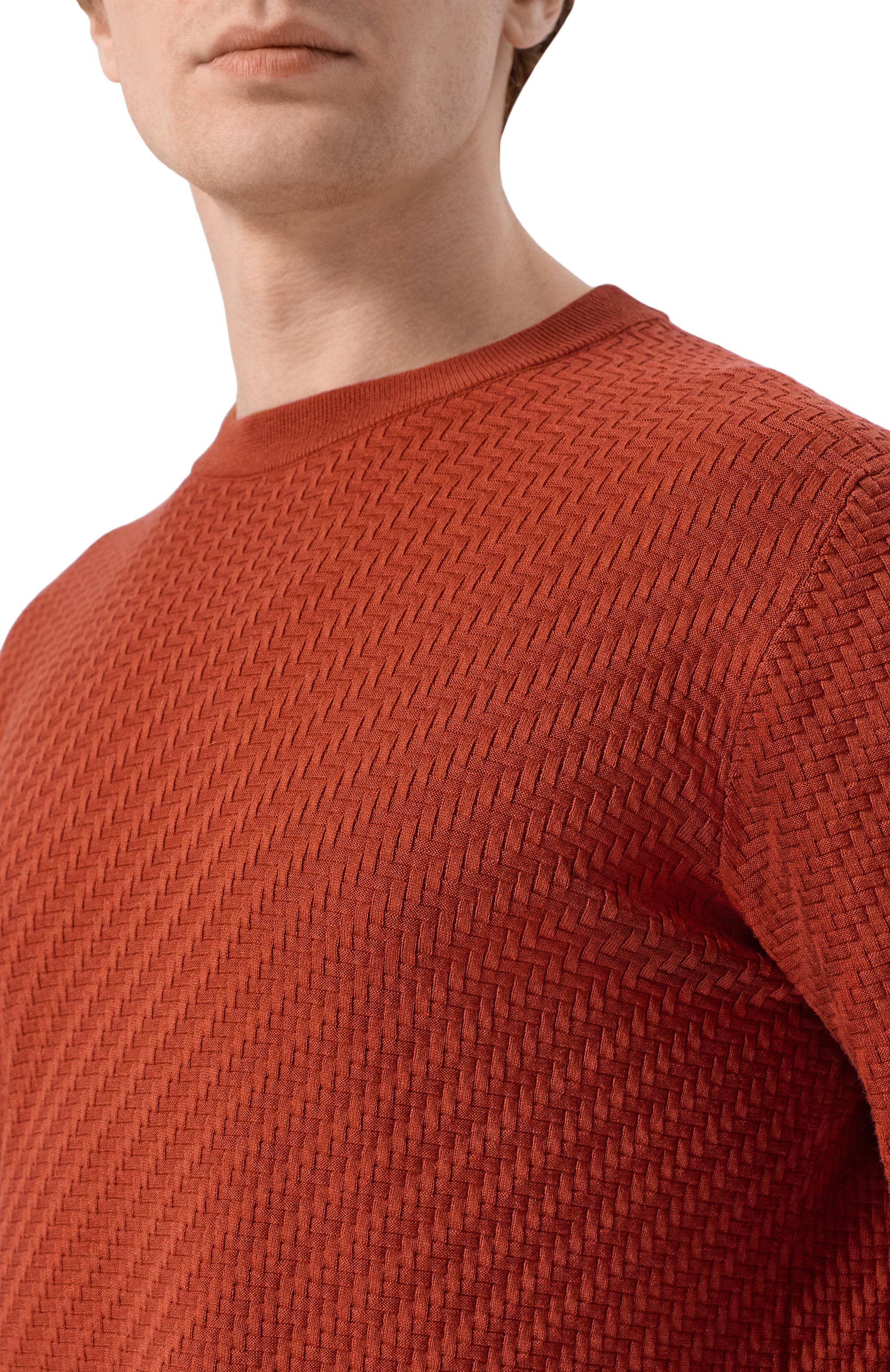 Джемпер из хлопка и шелка BRIONI, арт. UMQ90L/PAK22, фото 5