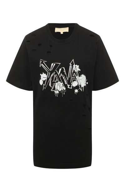 Хлопковая футболка YANA DRESS, арт. 1-17-016-900ПД, фото 1