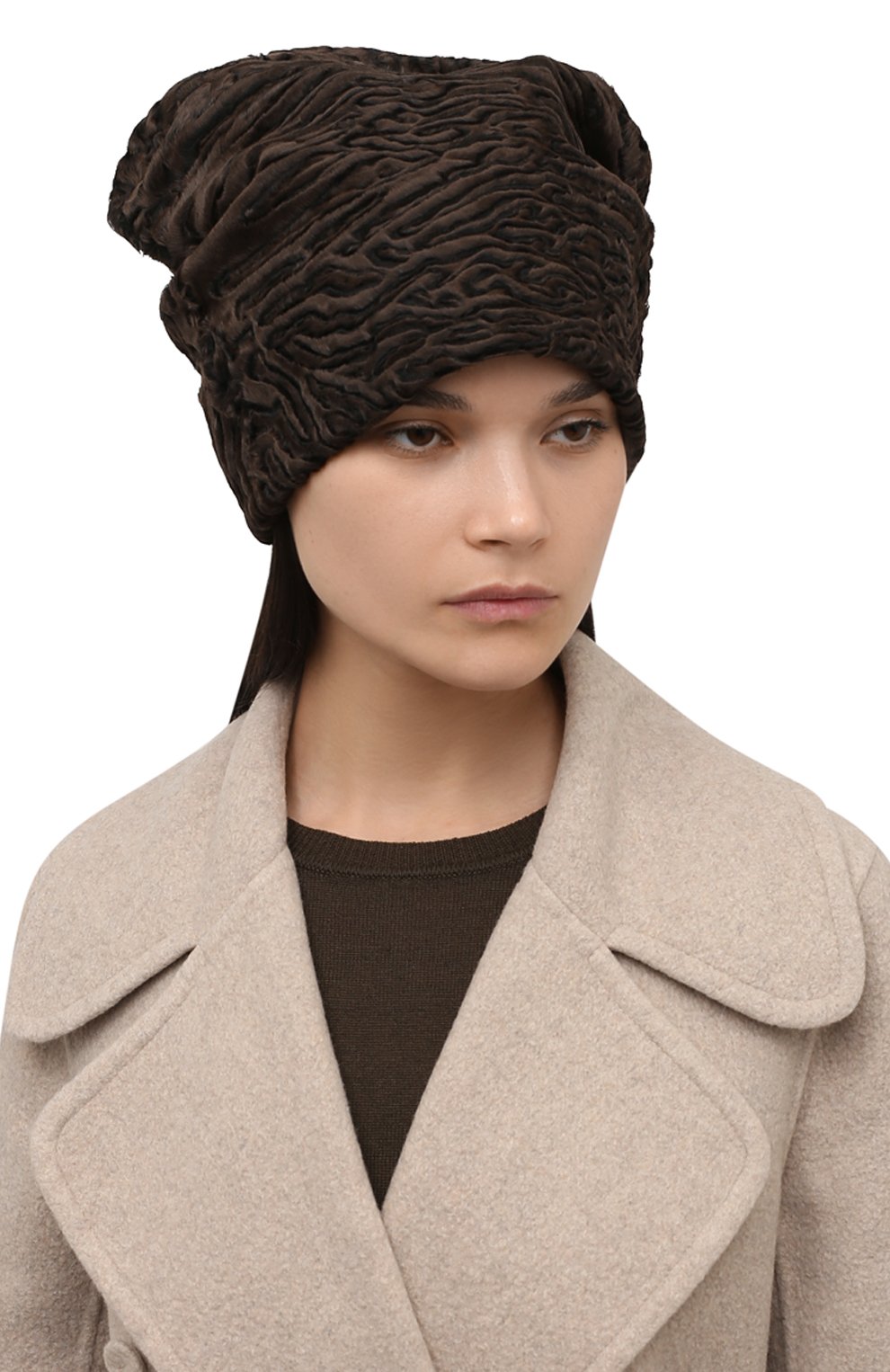 Шапка-папаха дориан из меха каракульчи FURLAND, арт. 0143401710017200000, фото 2