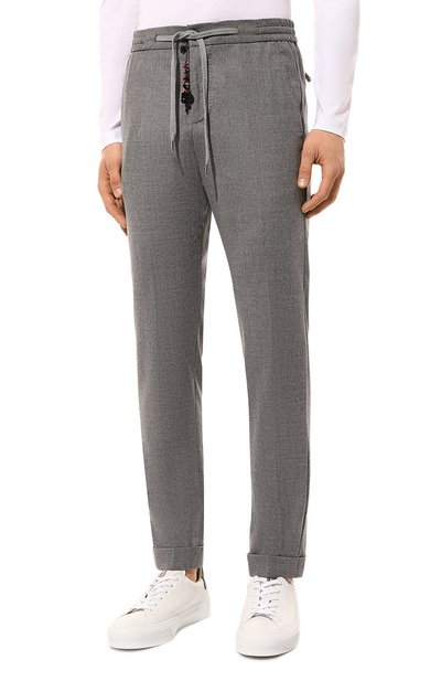 Шерстяные брюки MARCO PESCAROLO серого цвета по цене 56200 руб., арт. CARACCI0L0/5015, фото 3 Шерстяные брюки MARCO PESCAROLO, арт. CARACCI0L0/5015, фото 3