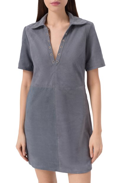 Замшевое платье ZADIG AND VOLTAIRE, арт. RWDR01040, фото 3