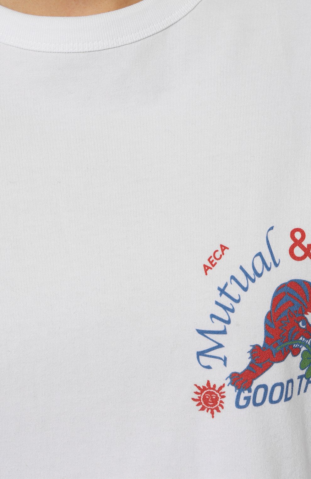 Хлопковая футболка AECA WHITE, арт. FWCMFWBDTTSSO006C0, фото 5