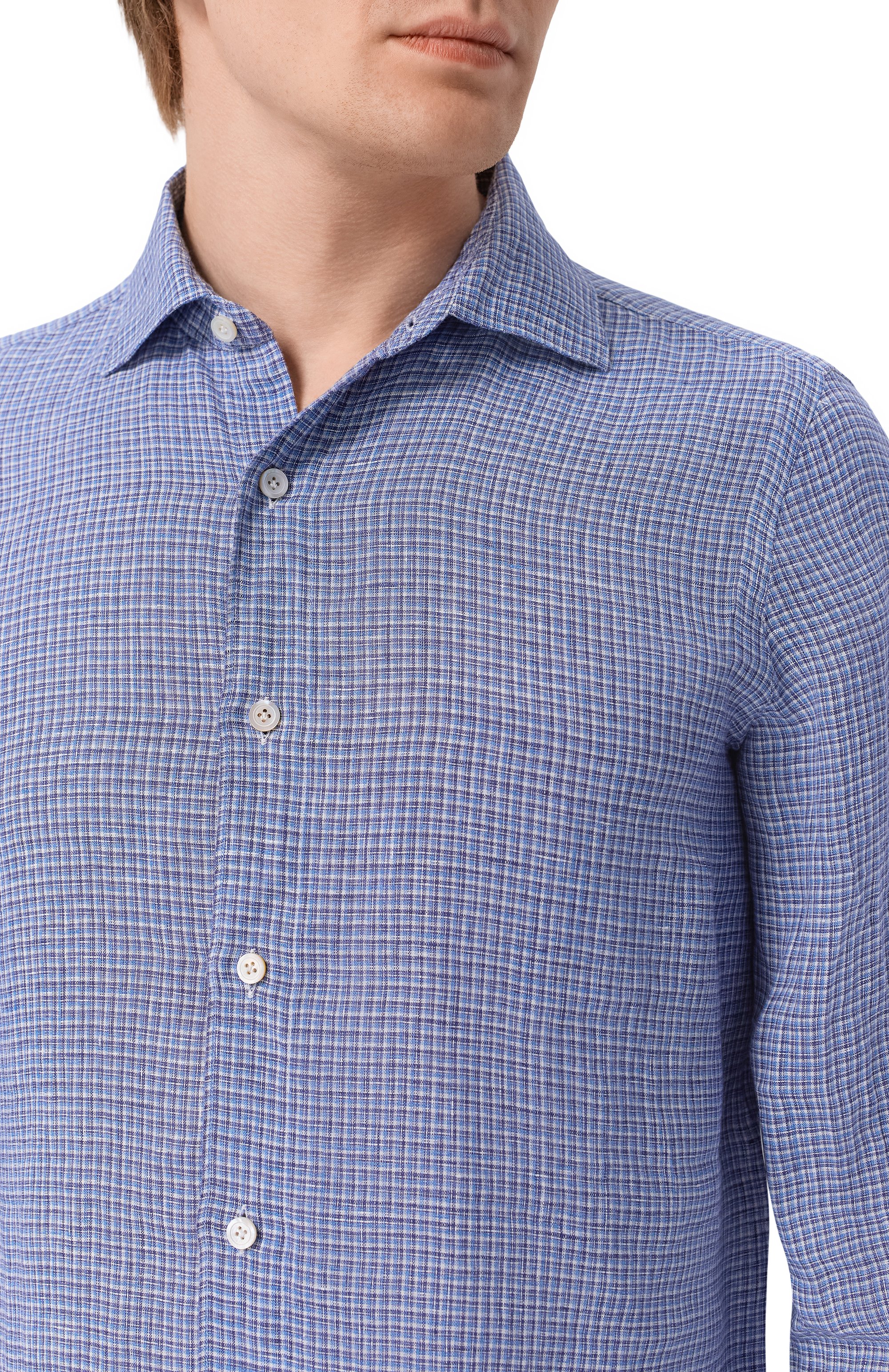 Льняная рубашка FINAMORE 1925, арт. GAETE 1 LUIGI Z L/C0721, фото 5