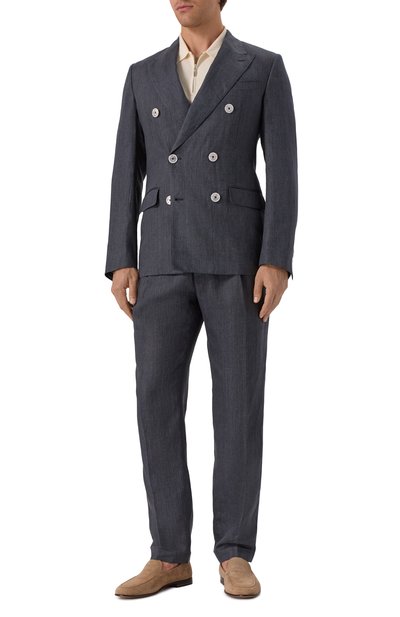 Льняной пиджак DOLCE & GABBANA, арт. G2QS7T/FU4MF, фото 3