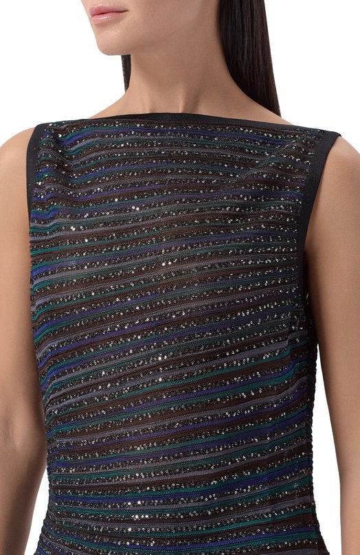 Топ из вискозы Missoni DS25WK0H/BK01CL Разноцветный  DS25WK0H/BK01CL Фото 5