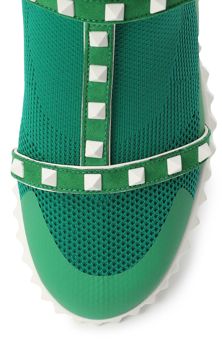 Текстильные кроссовки free rockstud VALENTINO, арт. PW2S0F81/FTI, фото 1