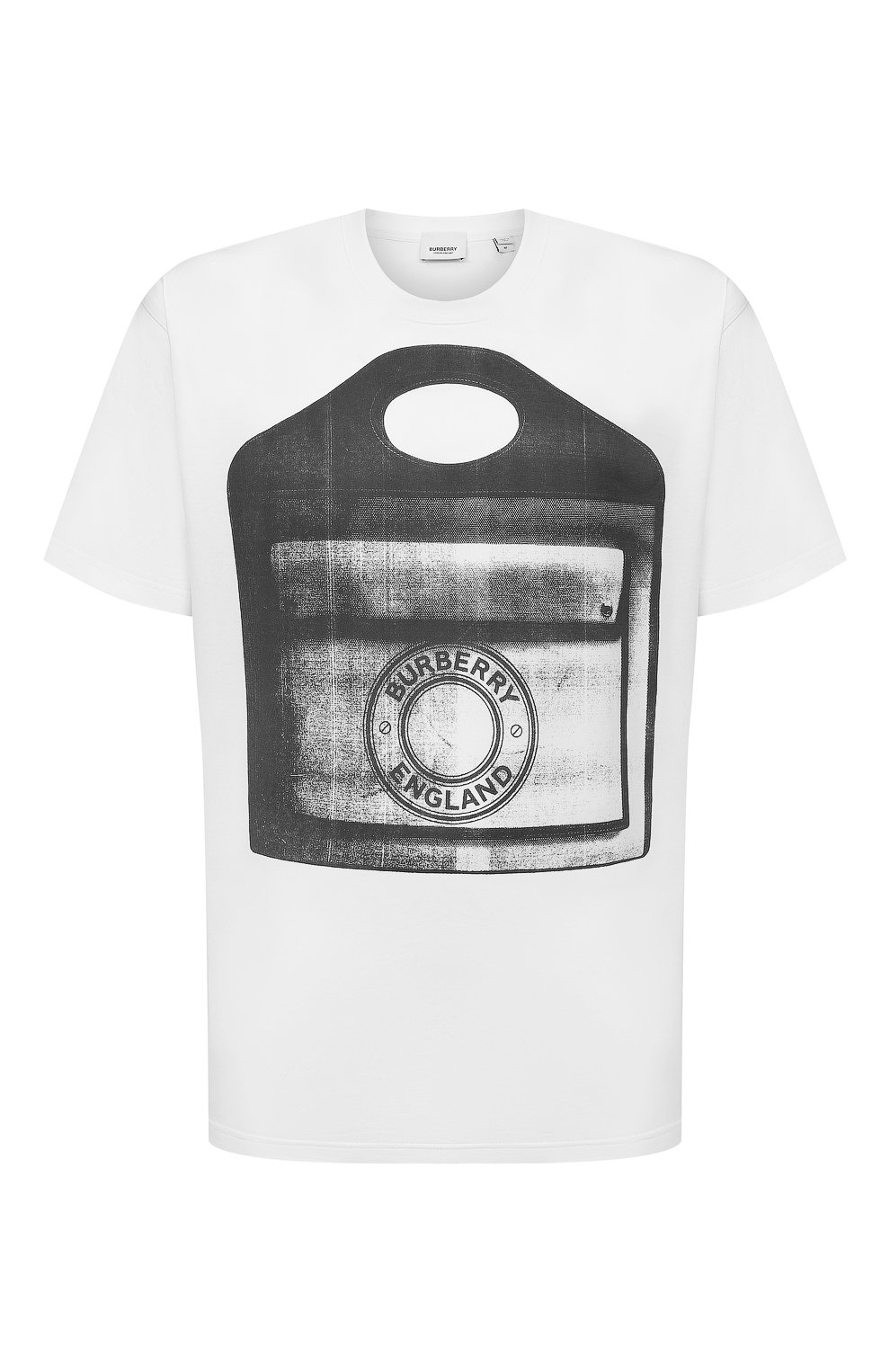 Хлопковая футболка BURBERRY, арт. 4567622, фото 1