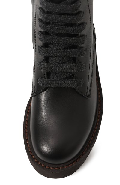 Кожаные ботинки BRUNELLO CUCINELLI, арт. BZRABD039, фото 4