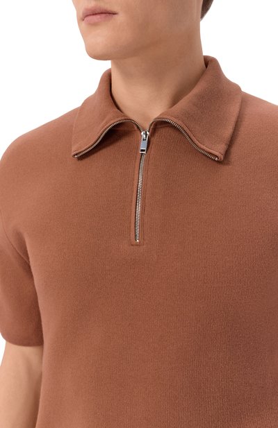 Поло 12 STOREEZ коричневого цвета по цене 16000 руб., арт. 135730, фото 5 Поло 12 STOREEZ, арт. 135730, фото 5