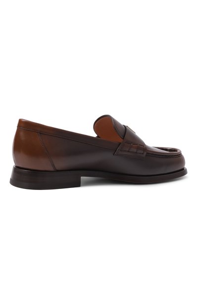 Кожаные лоферы SANTONI, арт. WUQG71954BYTNLGX, фото 5