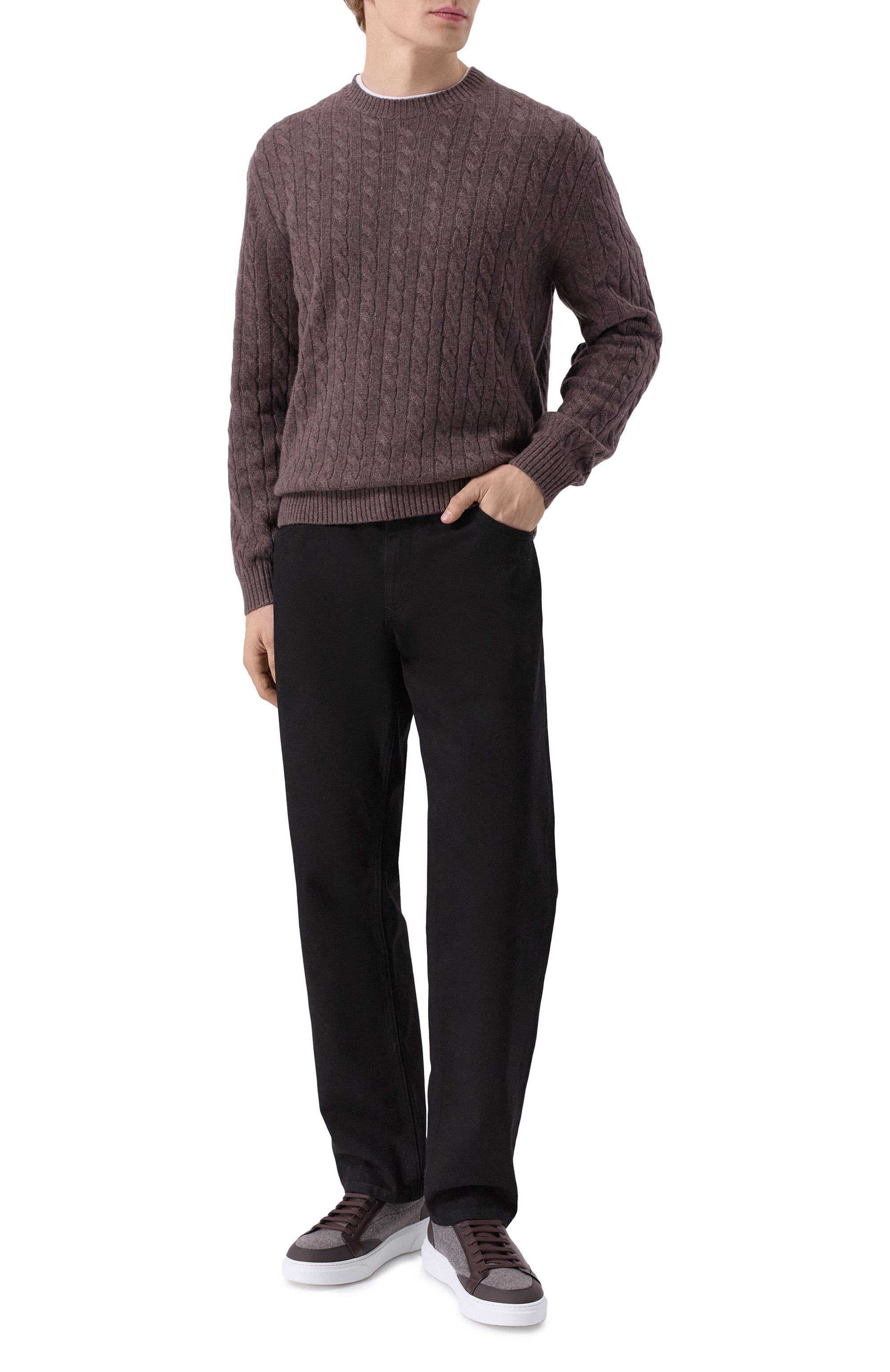 Кашемировый джемпер 12 STOREEZ, арт. 135244, фото 2