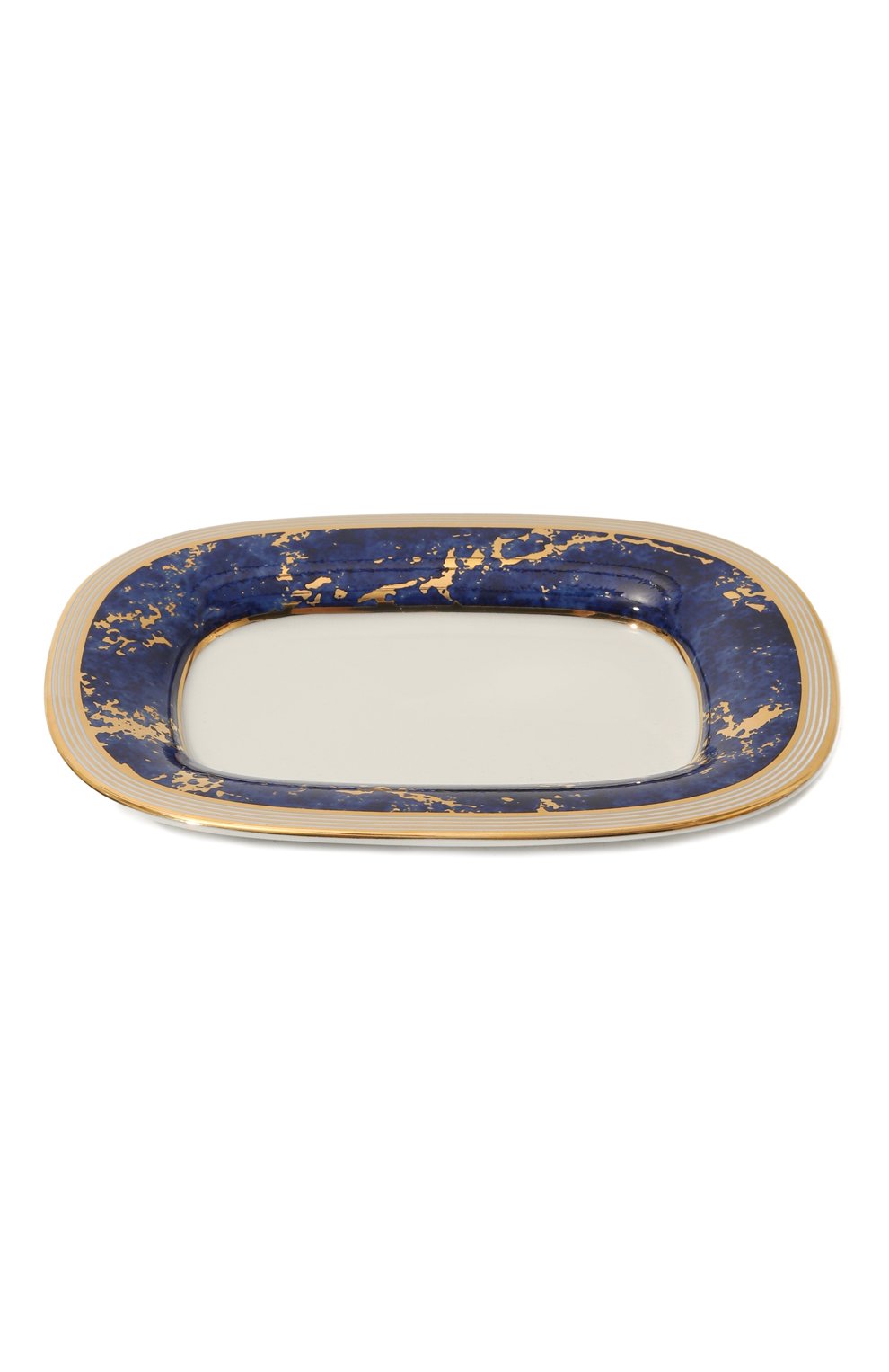 Поднос овальный маленький STEFANO RICCI темно-синего цвета по цене 58600 руб., арт. 0V01612/LAPIS2, фото 2 Поднос овальный маленький STEFANO RICCI, арт. 0V01612/LAPIS2, фото 2