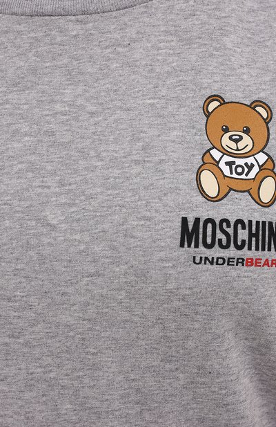 Хлопковая футболка MOSCHINO, арт. A1912/9003, фото 5