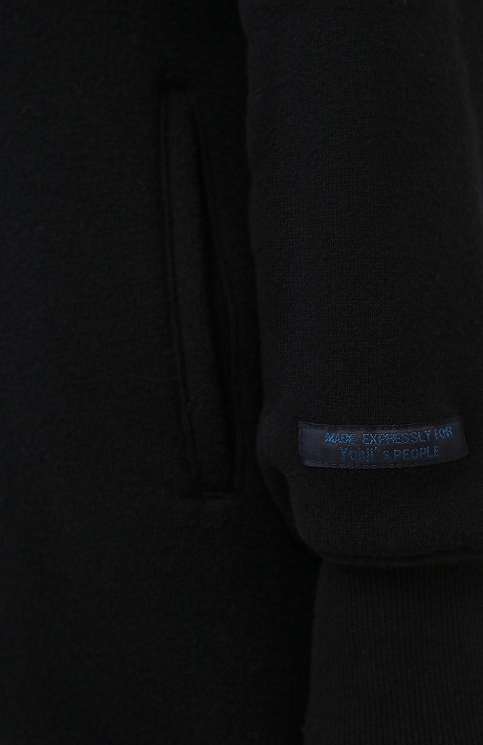 Хлопковая толстовка YOHJI YAMAMOTO черного цвета по цене 69950 руб., арт. FB-T53-004, фото 5 Хлопковая толстовка YOHJI YAMAMOTO, арт. FB-T53-004, фото 5