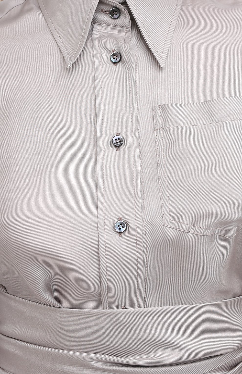 Атласное платье BRUNELLO CUCINELLI, арт. MB953AFA22, фото 5