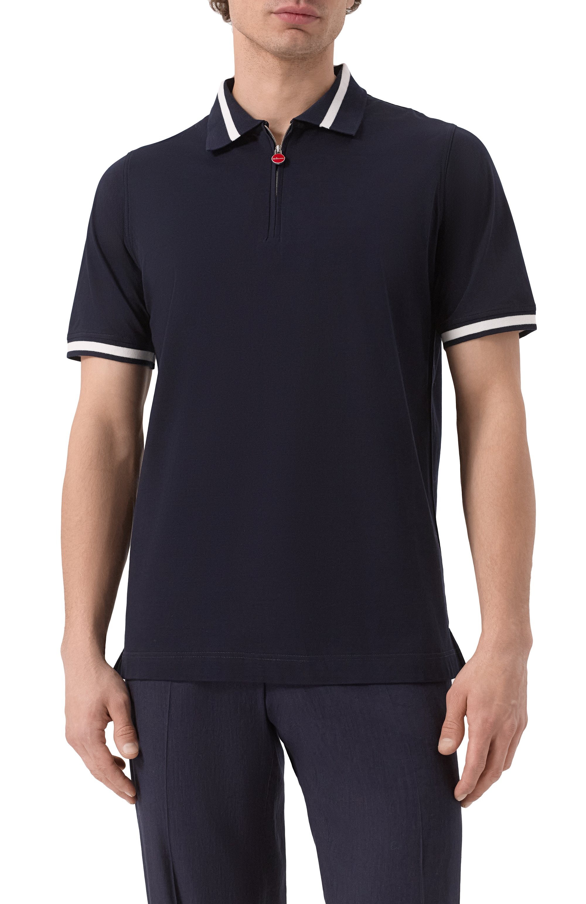 Хлопковое поло KITON, арт. UMK1172A0012, фото 3