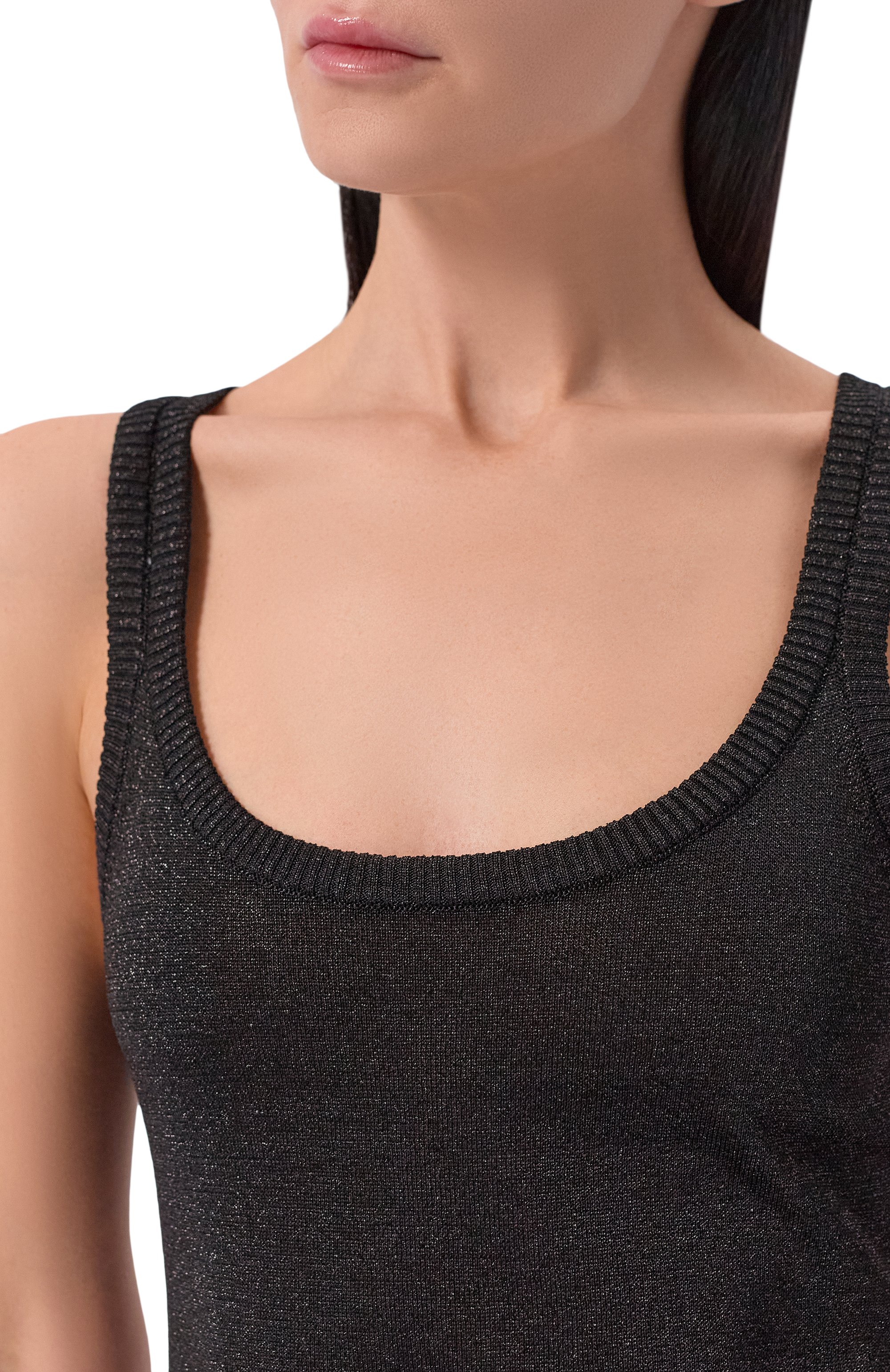 Топ из вискозы MISSONI черного цвета по цене 69950 руб., арт. DC26SK01/BK01H3, фото 5 Топ из вискозы MISSONI, арт. DC26SK01/BK01H3, фото 5