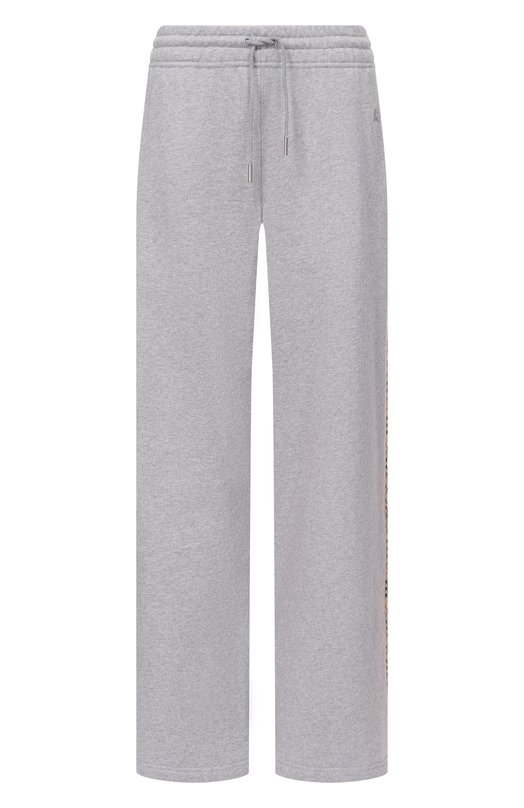 Хлопковые брюки Burberry 8118974 Серый 8118974