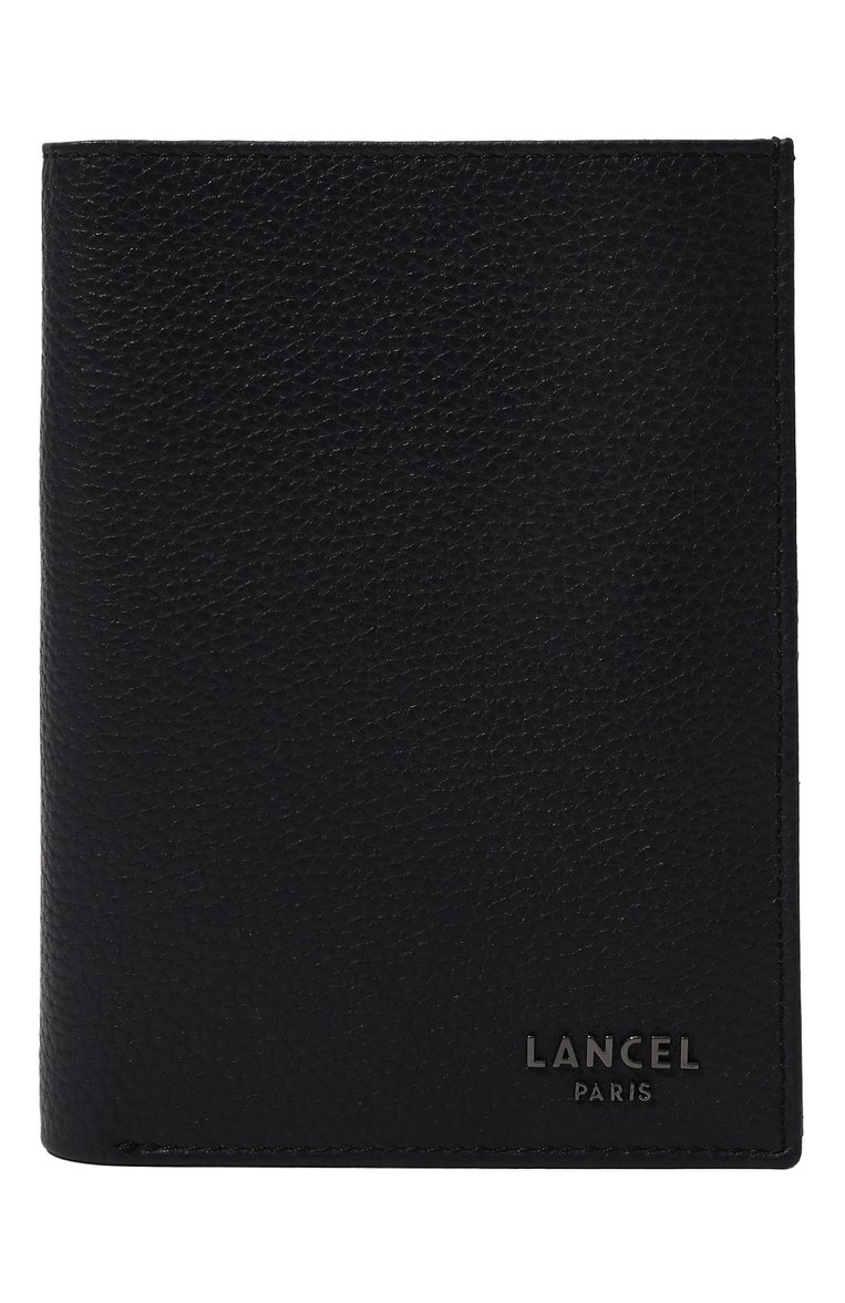 Мужской кожаное портмоне LANCEL темно-синего цвета, арт. A12883 | Фото 1 (Нос: Не проставлено; Материал: Натуральная кожа; Материал сплава: Проставлено)