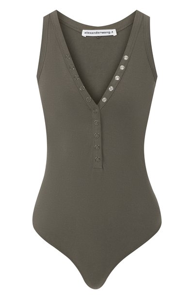 Женское хлопковое боди ALEXANDERWANG.T, арт. 4C197012