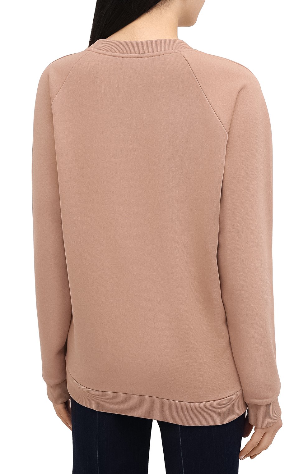 Хлопковый свитшот BALMAIN бежевого цвета по цене 58550 руб., арт. UF03691/I497, фото 4 Хлопковый свитшот BALMAIN, арт. UF03691/I497, фото 4