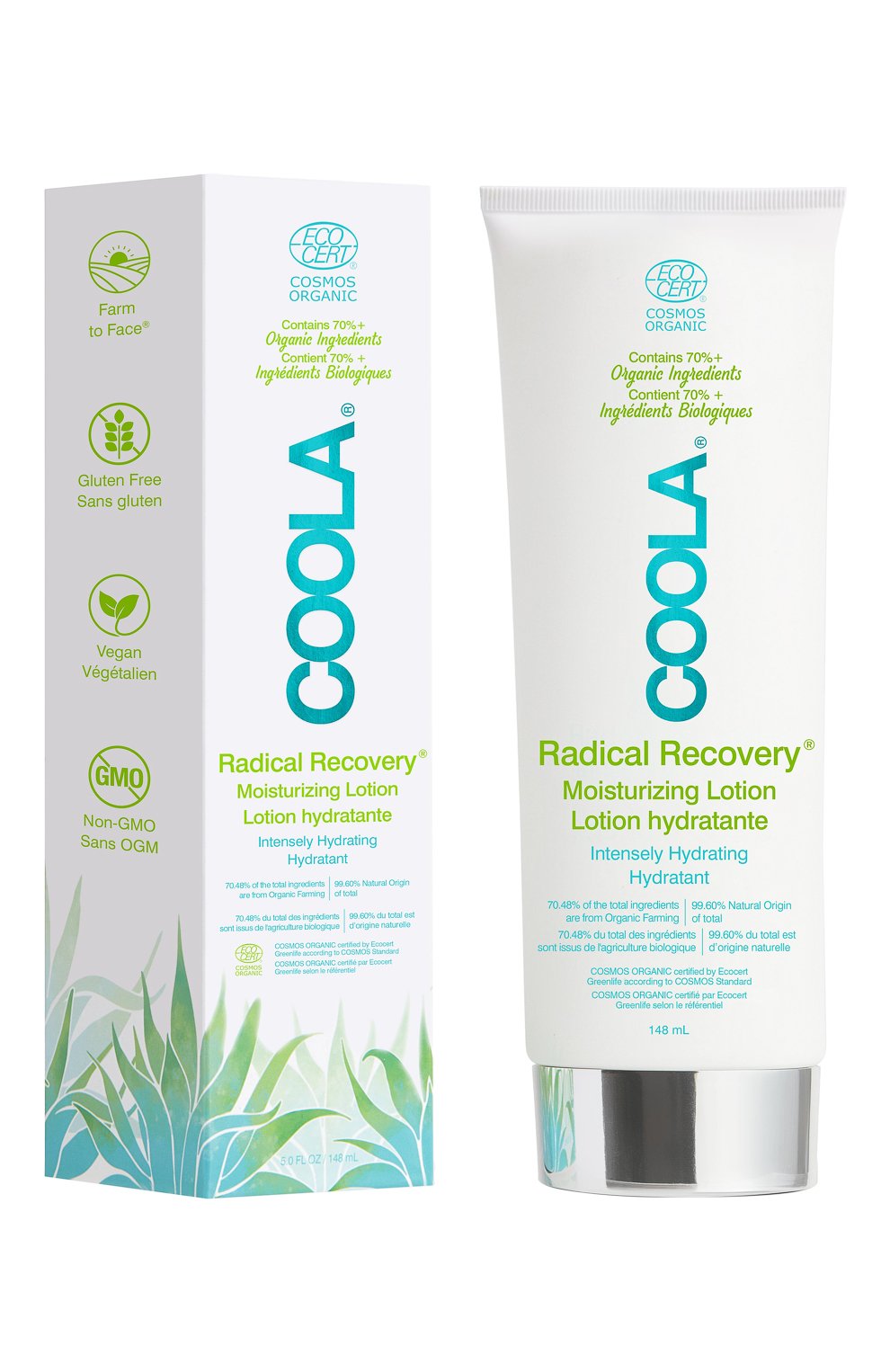 Увлажняющий лосьон для лица и тела radical recovery (148ml) COOLA бесцветного цвета по цене 5300 руб., арт. CL10449, фото 1 Увлажняющий лосьон для лица и тела radical recovery (148ml) COOLA, арт. CL10449, фото 1