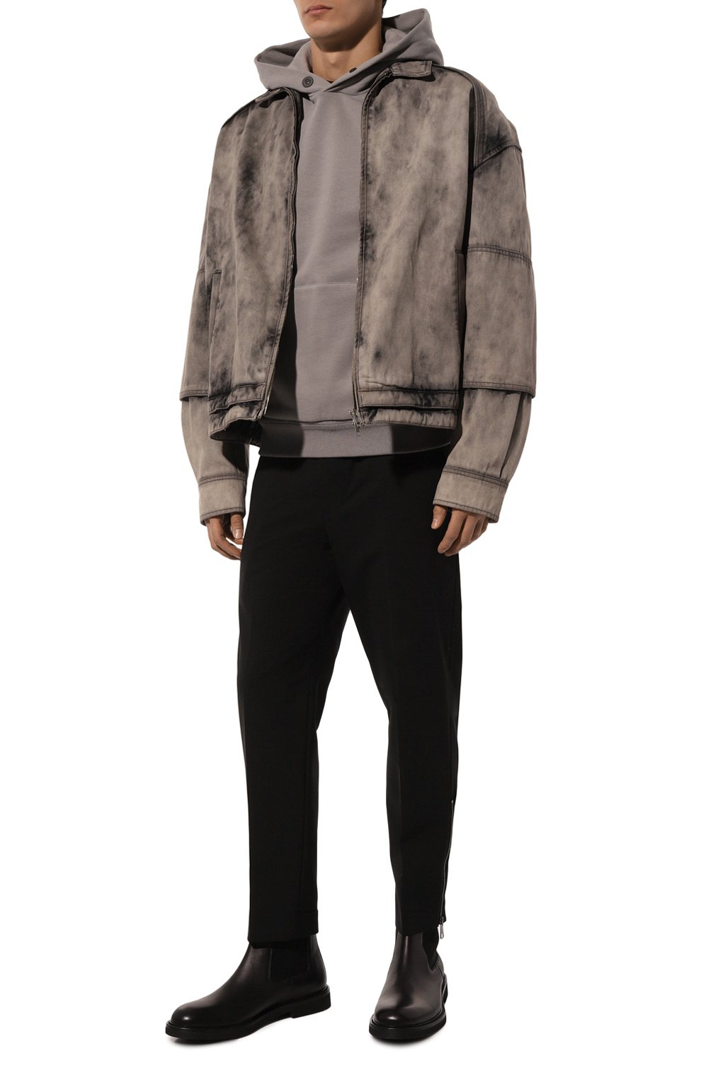 Худи из хлопка и кашемира ZEGNA, арт. UC520A6/C852, фото 2