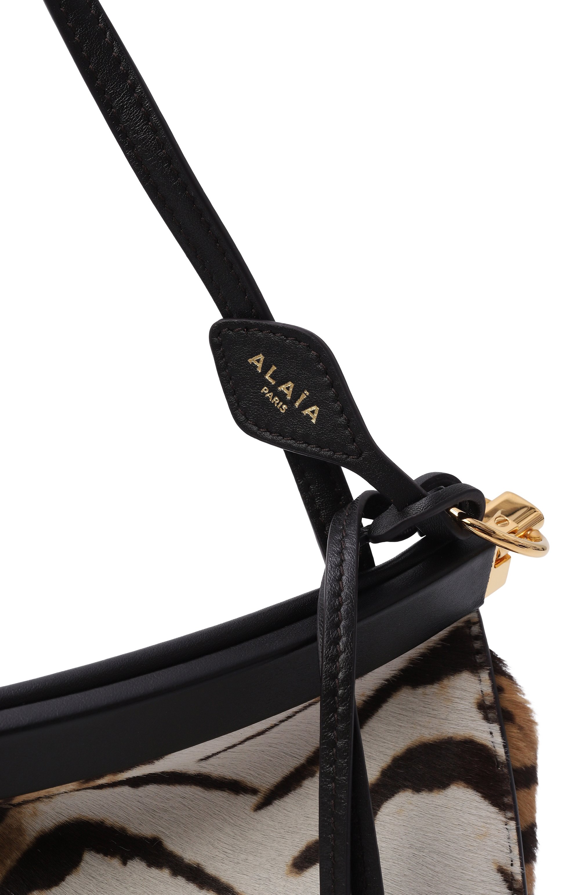 Сумка le click east west medium ALAIA коричневого цвета по цене 446500 руб., арт. AA1S01430I105, фото 6 Сумка le click east west medium ALAIA, арт. AA1S01430I105, фото 6