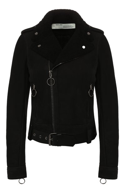 Женская укороченная дубленка OFF-WHITE, арт. 0WJG006E19E880811010