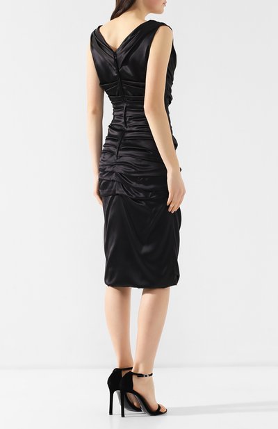 Шелковое платье DOLCE & GABBANA, арт. F6C4VT/FURAG, фото 4