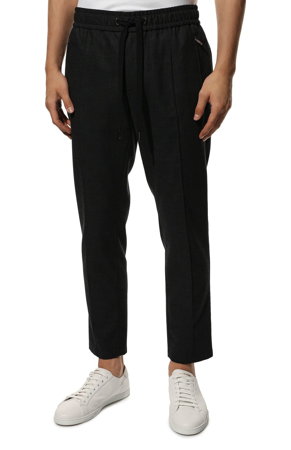 Брюки из шерсти и хлопка DOLCE & GABBANA, арт. GYACET/FUCDJ, фото 3