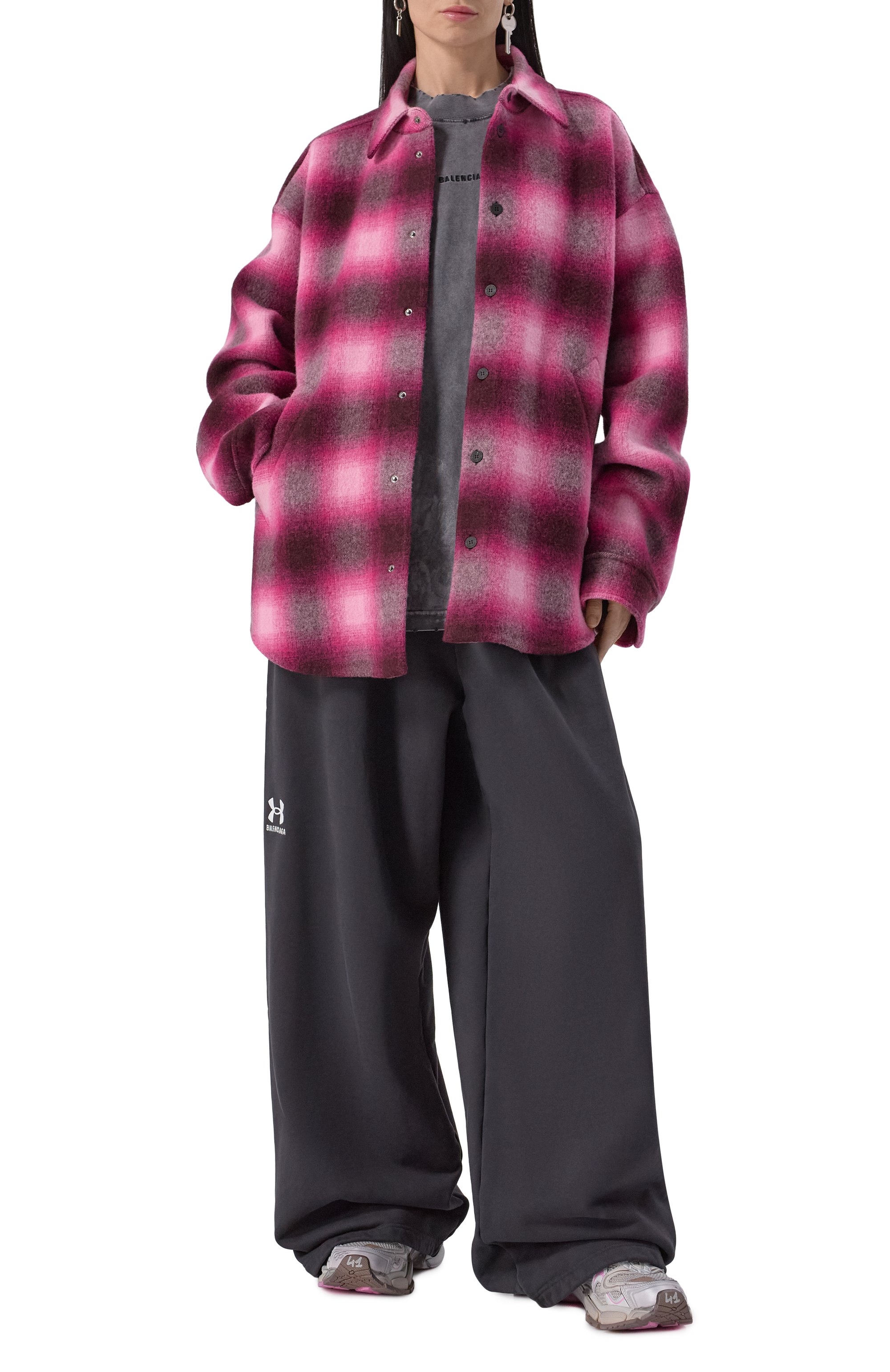 Шерстяная куртка-рубашка BALENCIAGA, арт. 814623/TRU13, фото 2