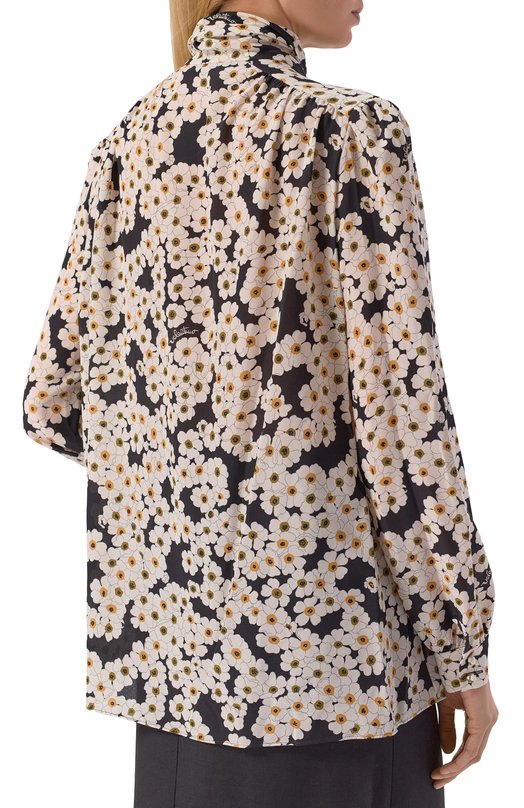 Шелковая блузка Valentino 8B3AB836/9WW Разноцветный  8B3AB836/9WW Фото 4