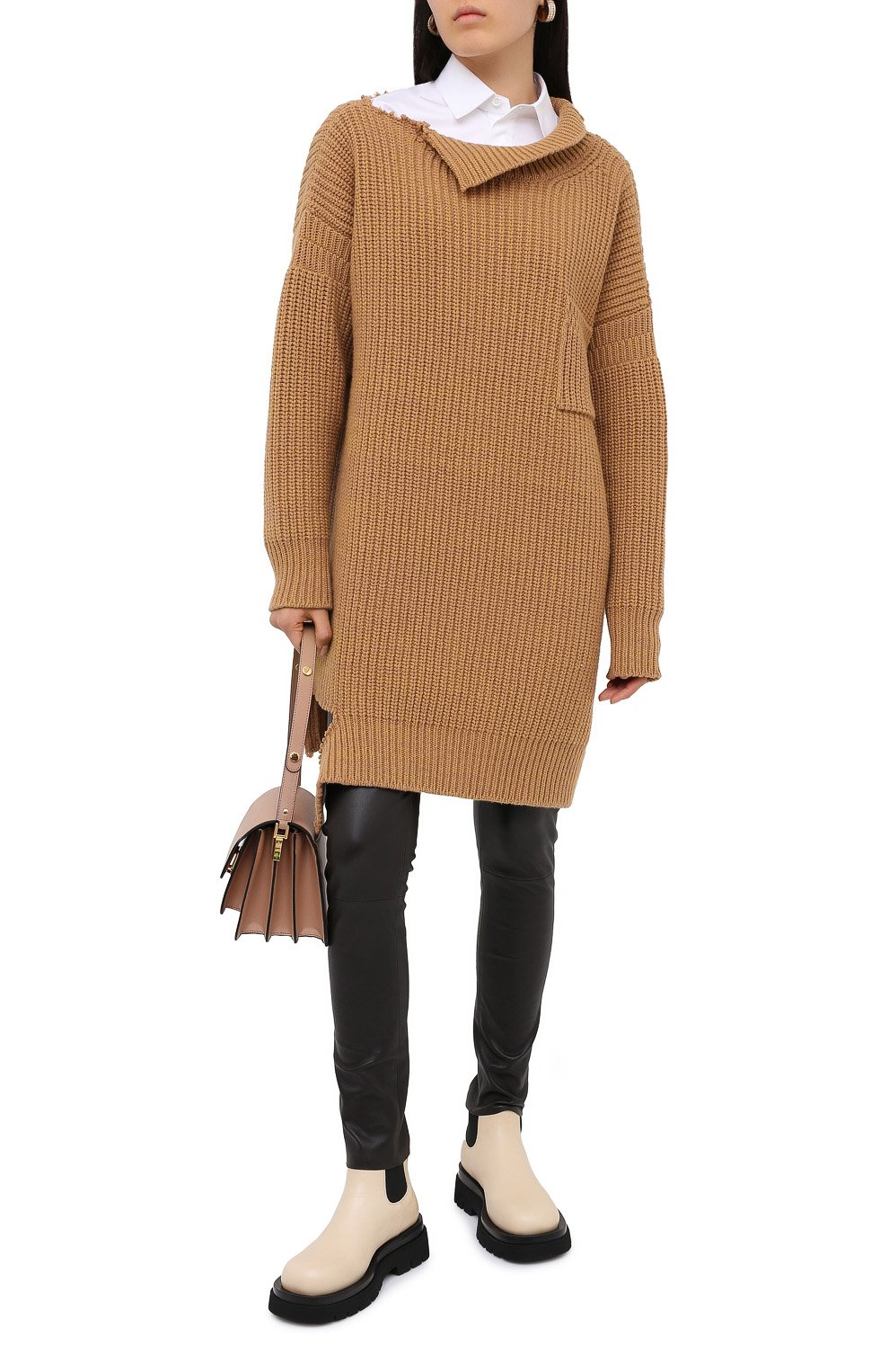 Кожаные легинсы KITON, арт. D50171X05S03, фото 3