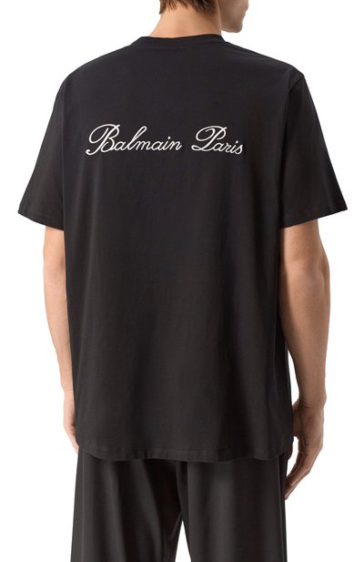 Хлопковая футболка BALMAIN, арт. DH1EG010/BC68, фото 4
