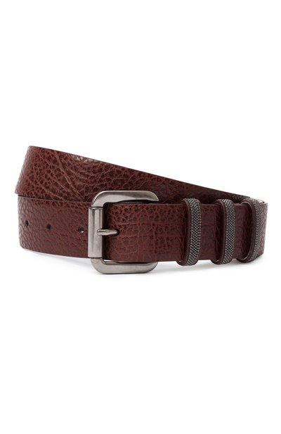 Кожаный ремень BRUNELLO CUCINELLI, арт. M0JUMC33UP, фото 1