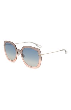 Женские солнцезащитные очки DIOR EYEWEAR голубого цвета, арт. DI0RATTITUDE1 7HH | Фото 1 (Тип очков: С/з; Региональные ограничения белый список (Axapta Mercury): RU, Не проставлено; Нос: Не проставлено; Очки форма: Квадратные; Оптика Гендер: оптика-женское)