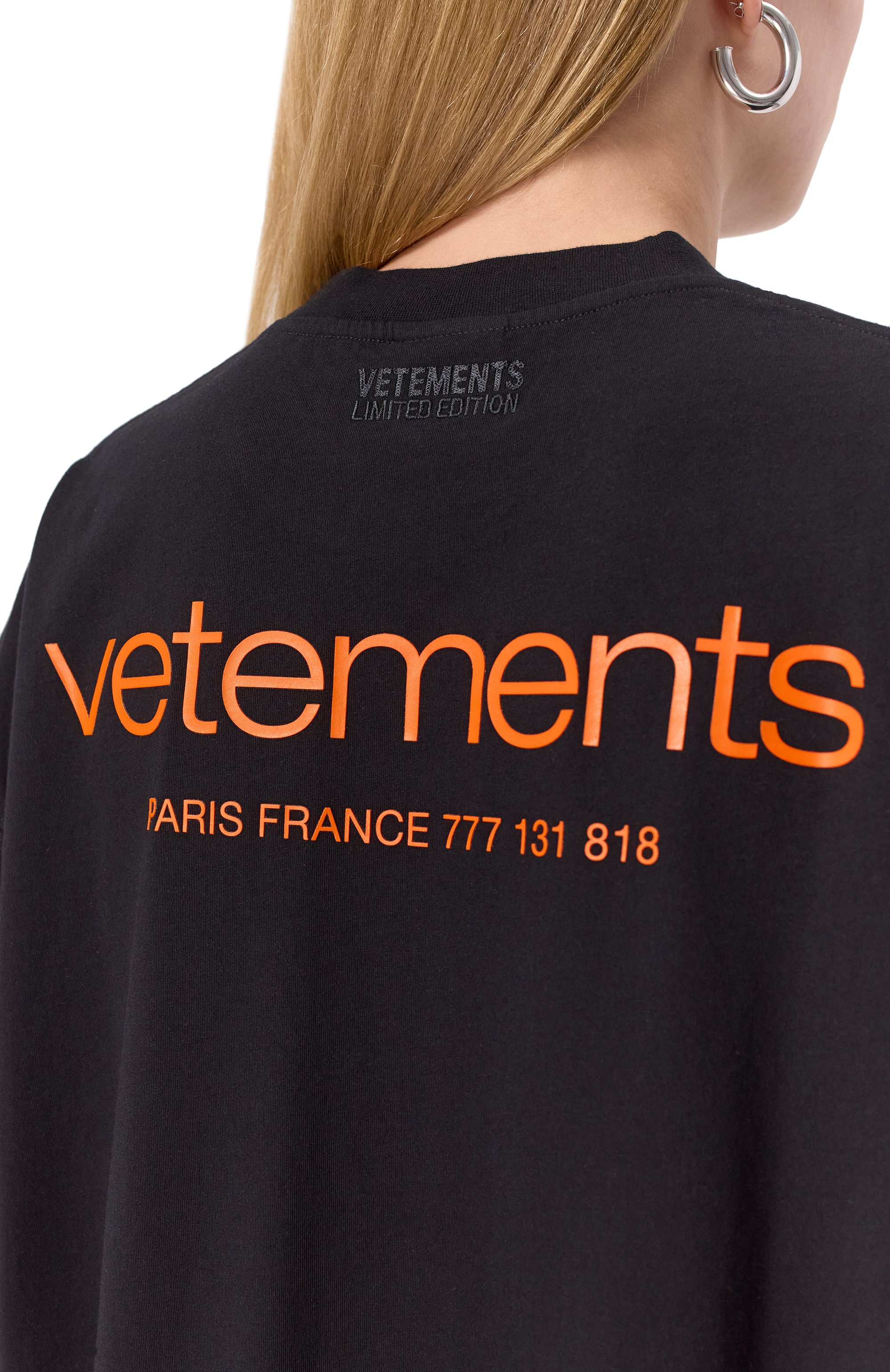 Хлопковая футболка VETEMENTS, арт. UE64TR150B, фото 5