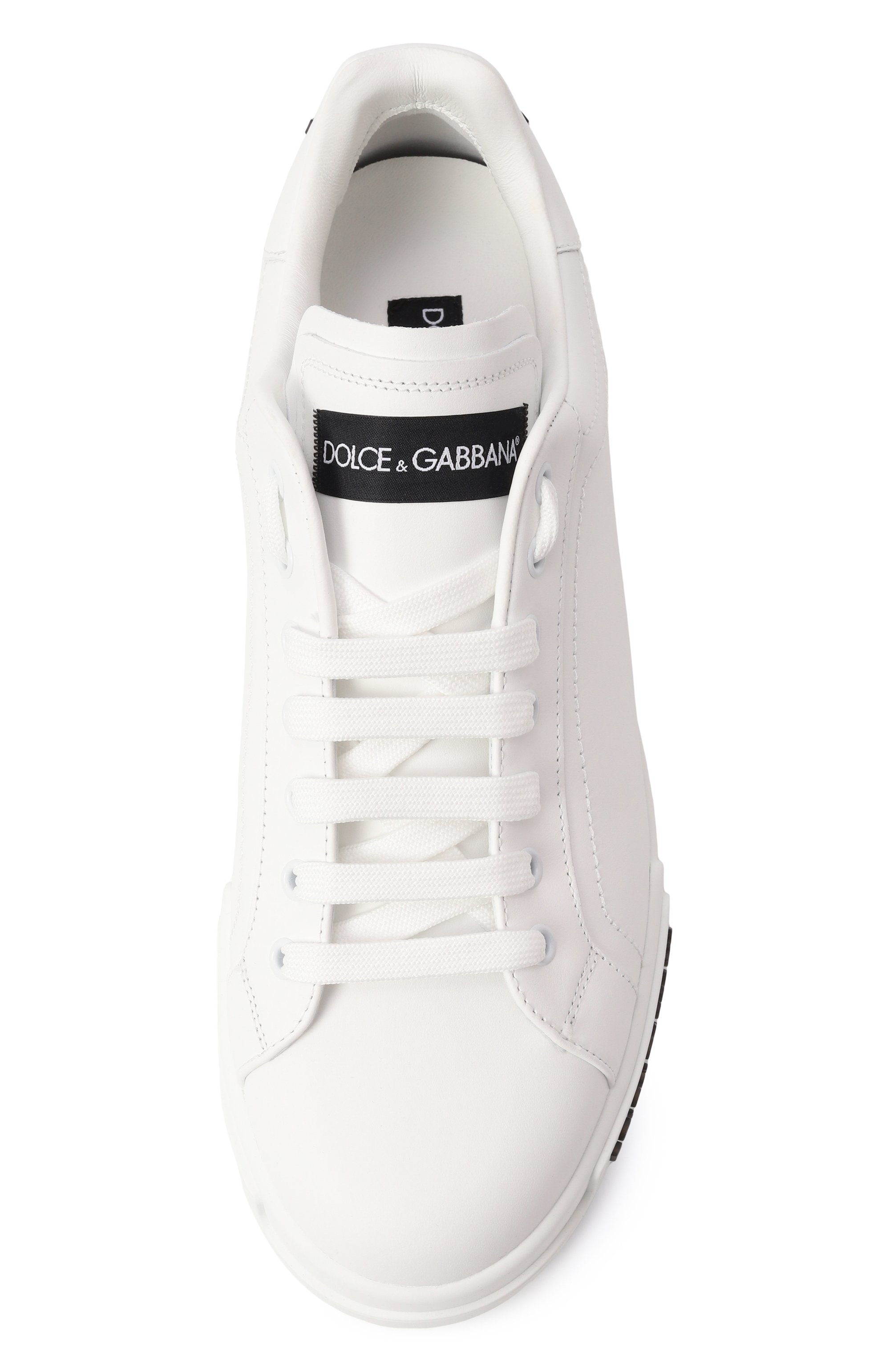 Кожаные кеды portofino DOLCE & GABBANA, арт. CS2213/AA335, фото 6