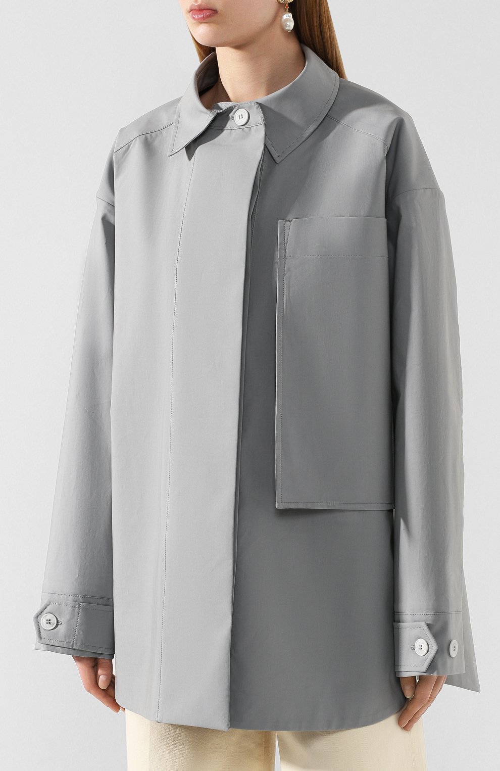 Хлопковая куртка JACQUEMUS, арт. 201C006/16920, фото 3