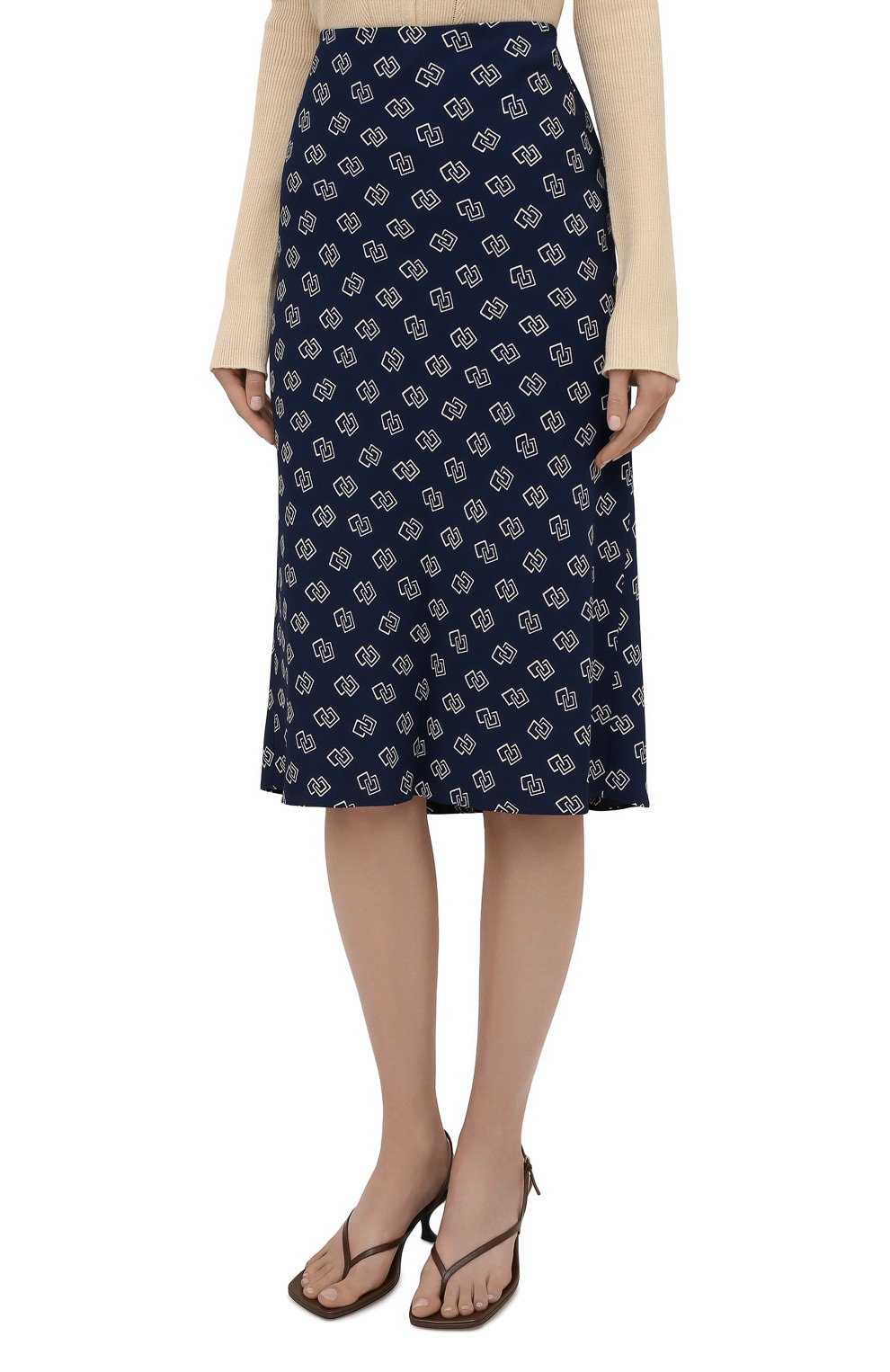 Юбка из вискозы RALPH LAUREN синего цвета по цене 149500 руб., арт. 290843997, фото 3 Юбка из вискозы RALPH LAUREN, арт. 290843997, фото 3