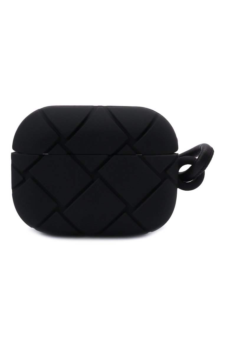 Чехол для airpods pro BOTTEGA VENETA черного цвета, арт. 670190/V0EY1 | Фото 1 (Материал: Пластик; Региональные ограничения белый список (Axapta Mercury): Не проставлено; Нос: Не проставлено)