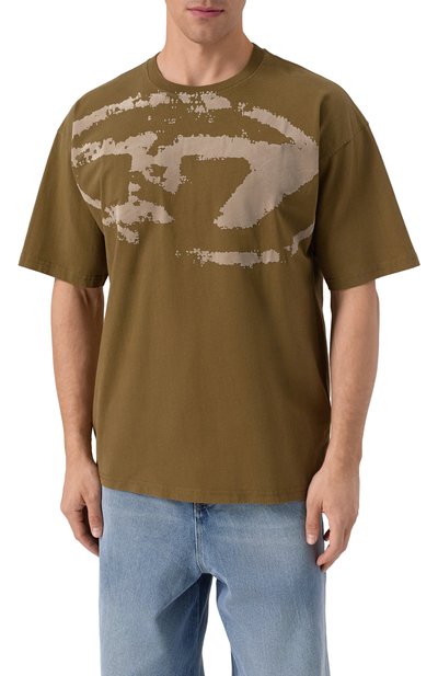 Хлопковая футболка DIESEL, арт. A13049/0DQAU, фото 3