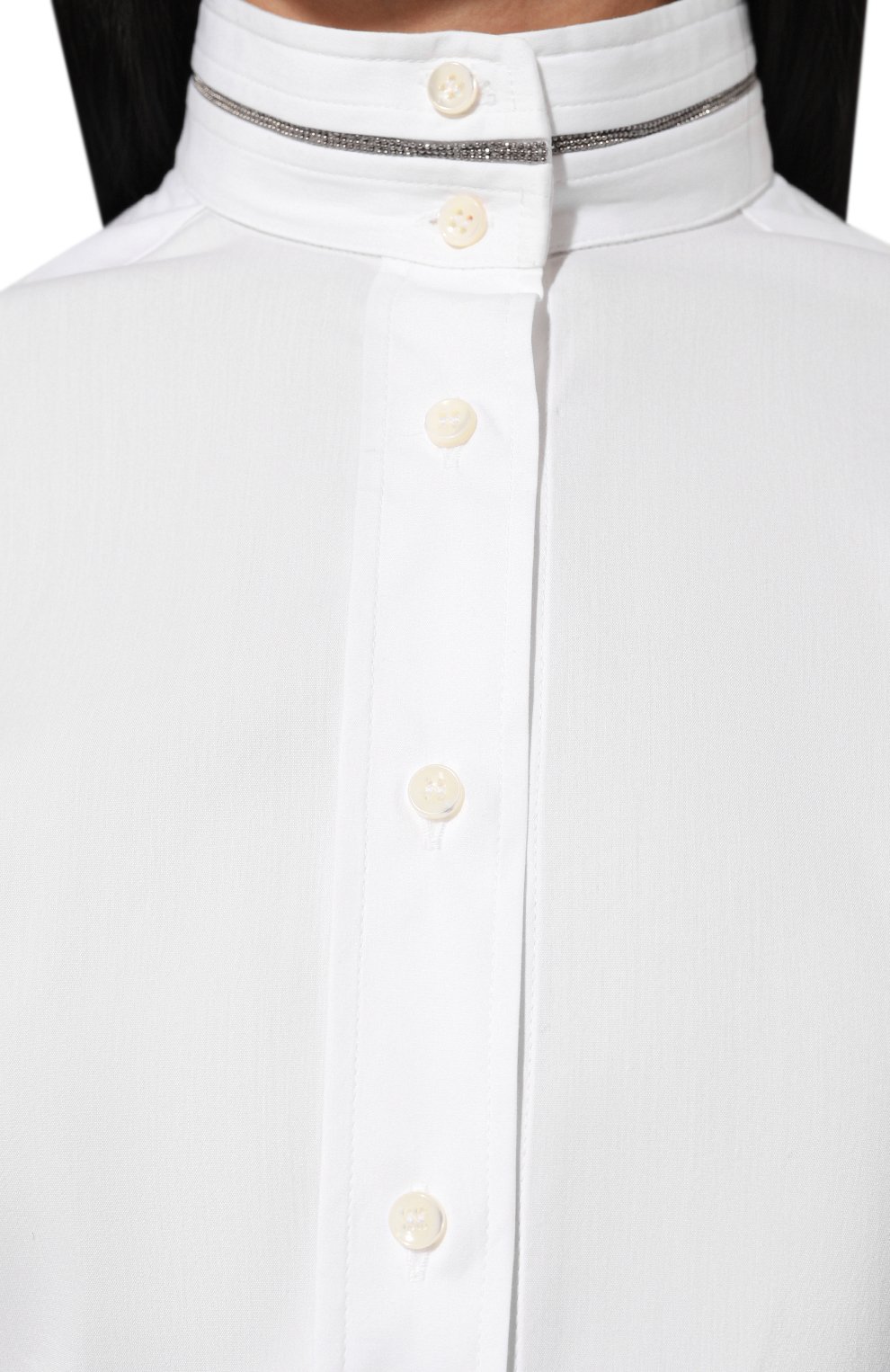 Хлопковая рубашка BRUNELLO CUCINELLI, арт. M0091BP416, фото 5