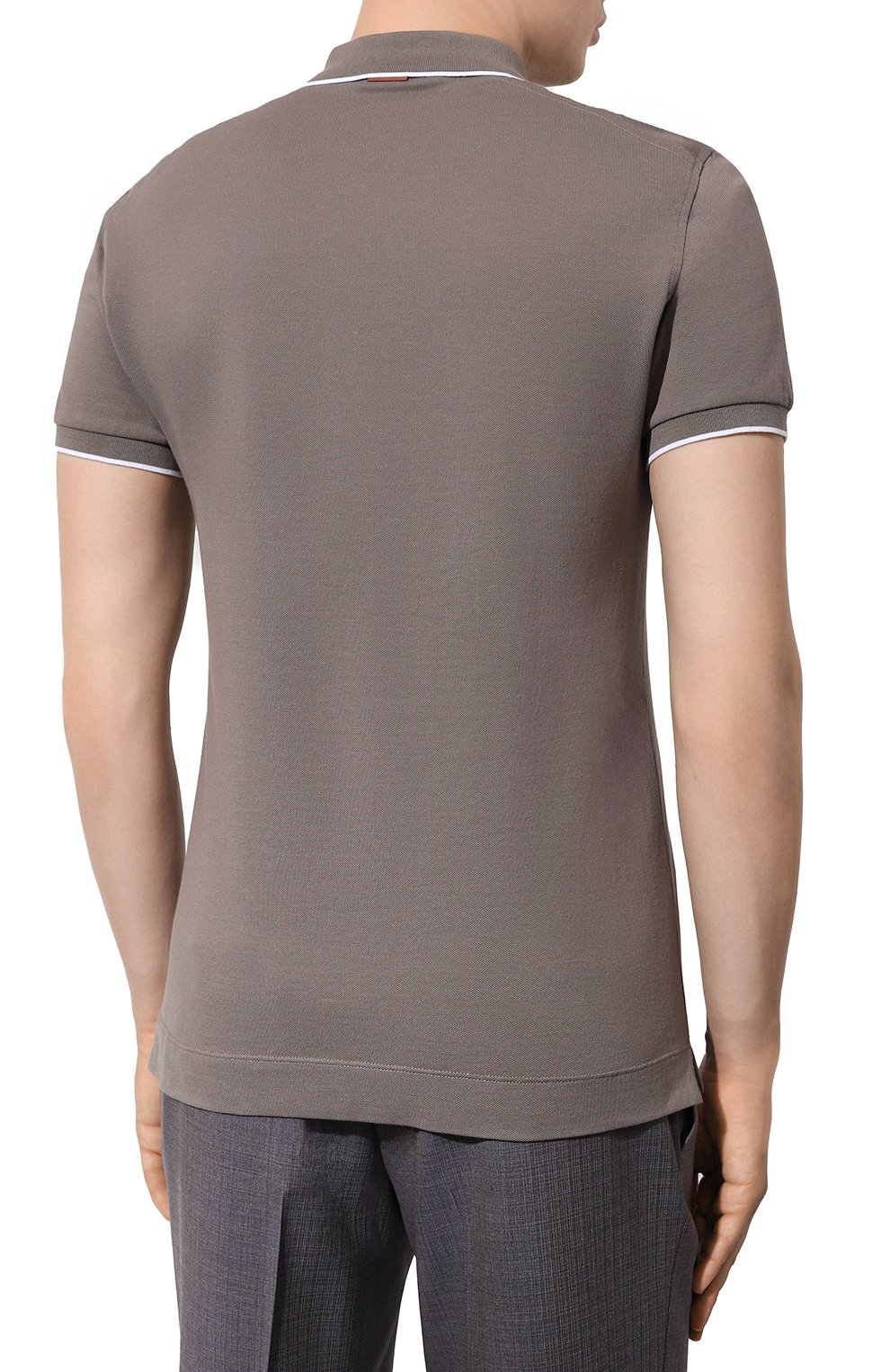 Хлопковое поло ZEGNA, арт. UD358A7/D746, фото 4