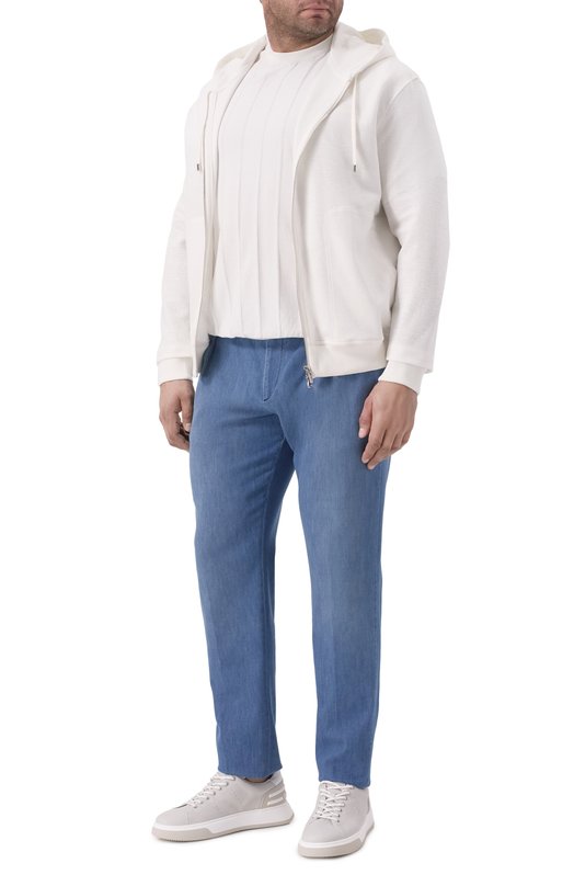 Хлопковый джемпер Paul&Shark 25411508/3XL Белый  25411508/3XL Фото 2