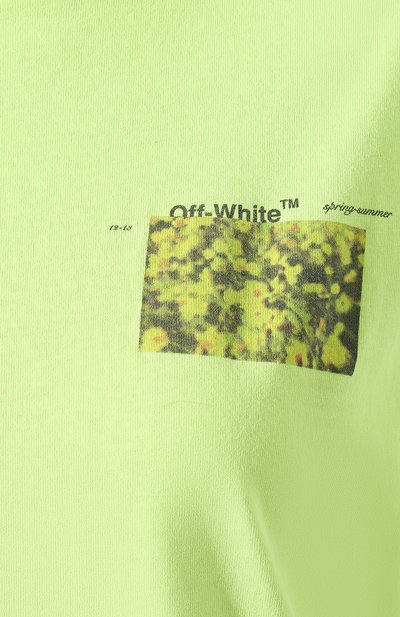 Хлопковая футболка OFF-WHITE, арт. 0WAA049S19D960786288, фото 5
